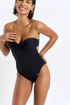 Banana Moon MAILLOT 1 PIECE TWIST UNI-Femme Maillot 1 Pièce