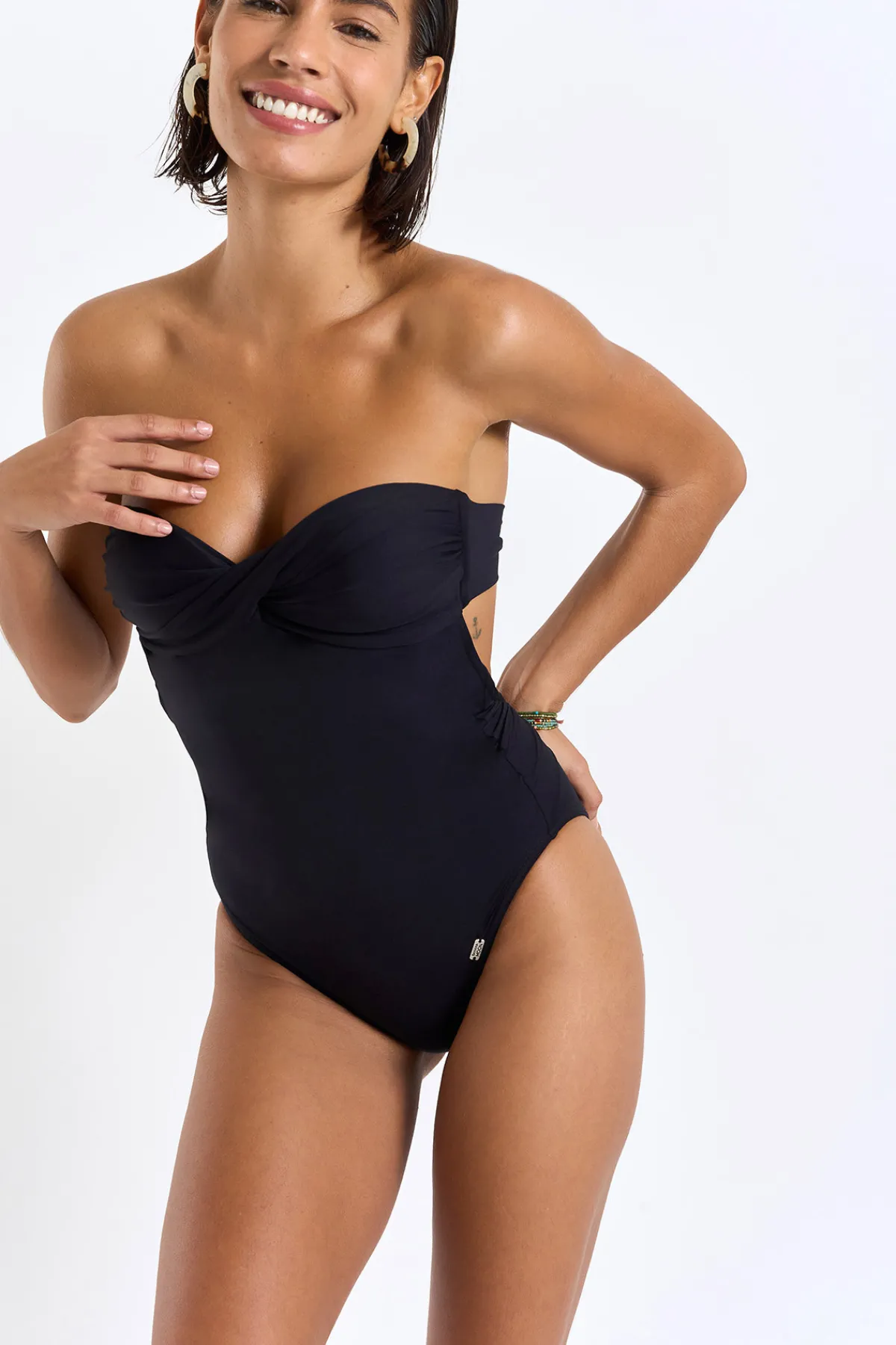Banana Moon MAILLOT 1 PIECE TWIST UNI-Femme Maillot 1 Pièce