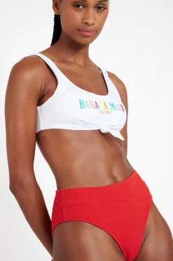 Banana Moon Maillot de bain NOUO COLORMOON & MANHA SCRUNCHY- Taille Haute|Brassière
